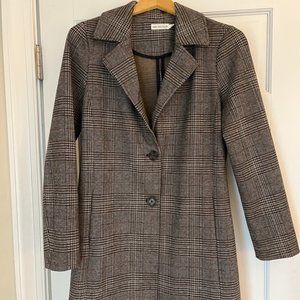 Avec Les Filles Plaid Coat